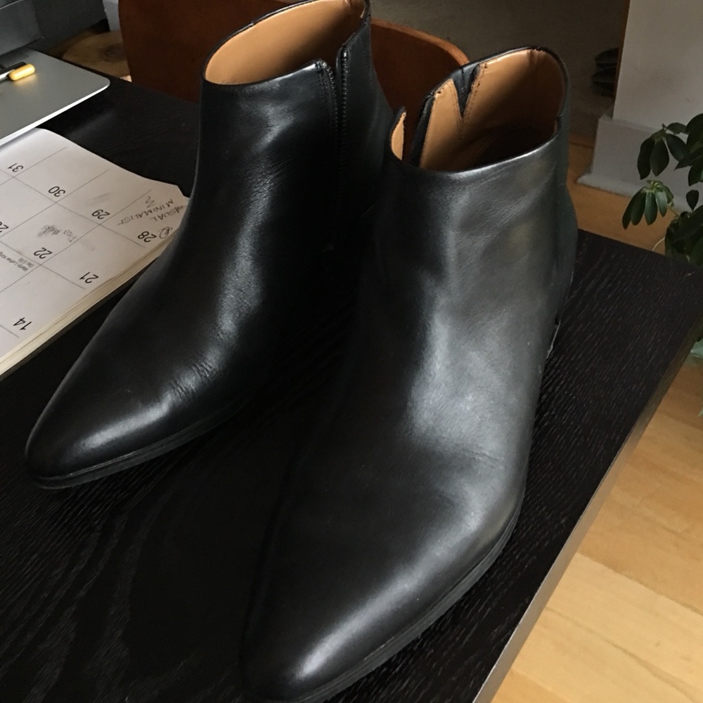 Coach Leather Women's Ankle Boots Size 11M